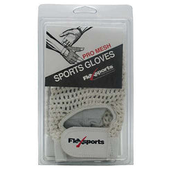 Flexsports International Pro Mesh Sports Gloves White - Large -   - 