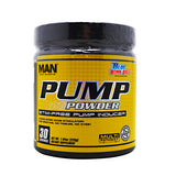 MAN Sports Pump Powder - Blue Bomb-Sicle - 30 Servings - 853360006287