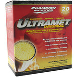 Champion Nutrition Ultramet Original - Banana Cream - 20 Packets - 027692131607
