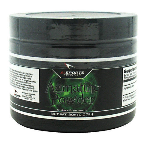 AI Sports Nutrition Agmatine Powder - Unflavored - 30 g - 804879526414