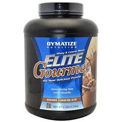 Dymatize Elite Gourmet Whey & Casein Blend - Swiss Chocolate - 5 lb - 705016433551
