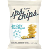 ips All Natural The Protein Snack ips chips - Sea Salt & Black Pepper - 24 ea - 10853774004043