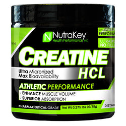 Nutrakey Creatine HCL - Unflavored - 125 ea - 851090006089