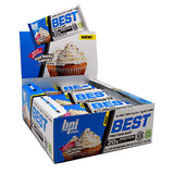 BPI Best Protein Bar - Iced Vanilla Cupcake - 12 Bars - 811213025748