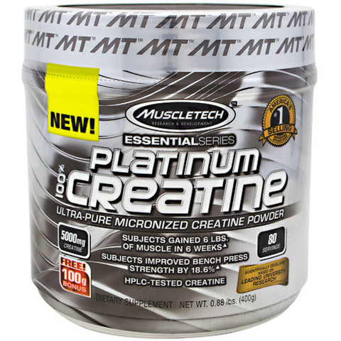 MuscleTech Essential Series Platinum Creatine - Unflavored - 80 Servings - 631656705737