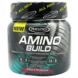 MuscleTech Amino Build - Fruit Punch - 30 Servings - 631656703924