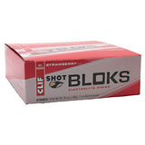 Clif Shot Bloks Electrolyte Chews - Strawberry - 18 ea - 722252380623