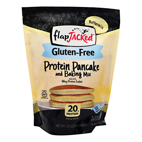 FlapJacked Gluten-Free Protein Pancake Mix - Buttermilk - 24 oz - 850171005218