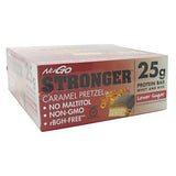 NuGo Nutrition NuGo Stronger - Caramel Pretzel - 12 Bars - 691535707023