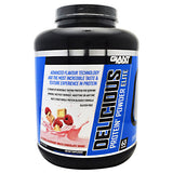 Giant Sports Products Delicious Protein Elite - Delicious Raspberry White Chocolate Shake - 5 lbs - 639385330916