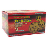 Chef Jays Tri-O-Plex Cookies - Chocolate Chip - 12 Packages - 678991334567