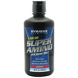 Dymatize Liquid Super Amino 23000 mg - Berry - 32 oz - 705016381326