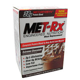 MET-Rx Meal Replacement Protein Powder - Extreme Chocolate - 18 Packets - 786560187022