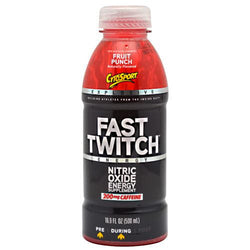 CytoSport Fast Twitch RTD - Fruit Punch - 12 Bottles - 00876063003643