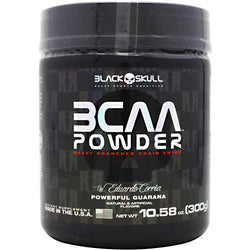 Black Skull BCAA Powder - Powerful Guarana - 60 Servings - 857044005511
