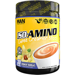 MAN Sports Coffee Creamer Bliss Iso-Amino - French Vanilla - 30 Servings - 853360006614