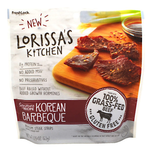 Jack Links Lorissas Kitchen Premium Steak Strips - Korean Barbeque - 2.25 oz - 017082878038
