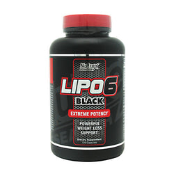 Nutrex Lipo 6 Black - 120 Capsules - 857268005533