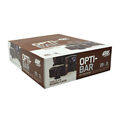 Optimum Nutrition Opti-Bar - Chocolate Brownie - 12 Bars - 748927952834