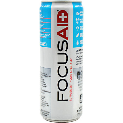 LifeAid Beverage Company FocusAid - 12 Cans - 857886006264