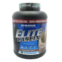 Dymatize Elite Casein - Cinnamon Bun - 4 lb - 705016226122