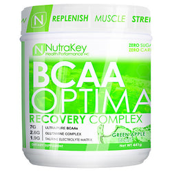 Nutrakey BCAA Optima - Green Apple - 30 Servings - 851090006034