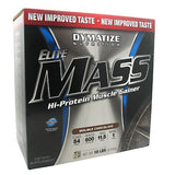 Dymatize Elite Mass - Double Chocolate - 10 lb - 705016338498