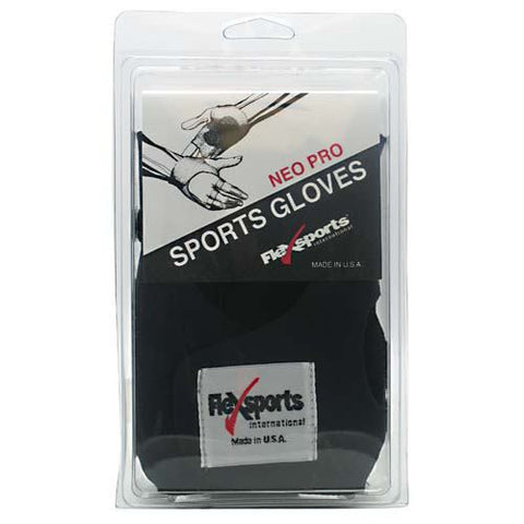 Flexsports International Neo Pro Sports Gloves Black - X-Small -   - 718774349224