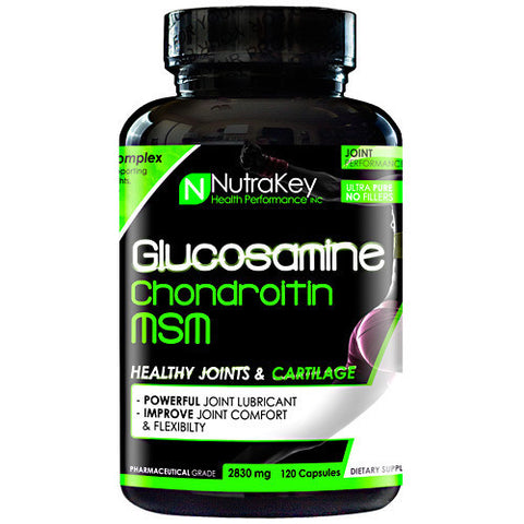 Nutrakey Glucosamine Chondroitin MSM - 120 Capsules - 045635774667
